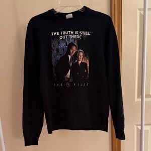 Black The X Files Graphic Men's Sweatshirt